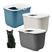 [도그씨] 사빅 홉인 탑엔트리 고양이화장실/ 사막화제로, 상세 설명 참조