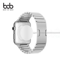 bob 애플워치 마그네틱 미니 무선충전 USB 케이블 휴대용 100CM Apple Watch 5 4 3 2 1 전세대 호환, 무선충전USB케이블, 옵션/색상:무선충전USB케이블/화이트