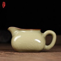 차탕기 무선포트 접이식전기포트 청자 페어 컵 얼음 금이 도자기 쿵푸 차 용품 차 주전자 페어 머그 페어, 08 green
