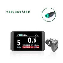 전기자전거 개조 키트 배터리 모터 브레이크 휠 전동 허브 변환 바팡 bollfit kunteng kt lcd8h lcd8 display e bike electric 8 114, LCD8h wp