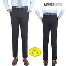 [BANESSOHomme] 남성히든 밴딩 스판팬츠 F100n102 1+1 2종