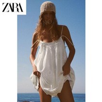 자라원피스 컷아웃 화이트 zara 여름