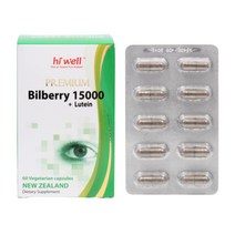 하이웰 프리미엄 빌베리 15000 + 루테인 식물성 60캡슐, 단품, 단품