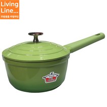 Living 로소리갈 인덕션 겸용 그린투톤칼라 편수냄비 16cm 세라믹코팅 저수분냄비, 대표상품, [ 1개 ]