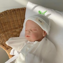 [아기꼬깔보넷] 옐로쉬핑크 신생아 백일 남자 여자 아기 꼬깔 플라워 보넷 모자