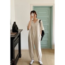 라라룰루 쭈리 반팔 후드집업 점프수트 빅사이즈 2color