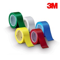 3M 471 마스킹테이프 33M, 빨간색, 50mmx33M, 1개