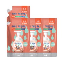 아이깨끗해 손세정제 모이스처 200ml 리필, 4개