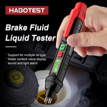 알코올 온도계 습도 농도 측정기 HABOTEST 브레이크 유체 액체 테스터 LCD 디지털 오일 감지 펜 자동차 함량 감지기 알람 포함 HT662, 한개옵션0