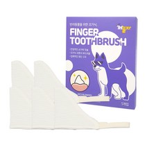 자연생각 개놀자 반려동물 오가닉 손가락 칫솔, 5개입
