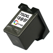 HP NO.702 XL NO.22 재생잉크 CC660AA C9352A Officejet J5508 J3508 J3608, NO.702XL 검정대용량 재생잉크, 1개