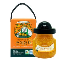 제주 한라봉차 천혜향차 레드향차 풋귤차 선물세트 320g, 천혜향
