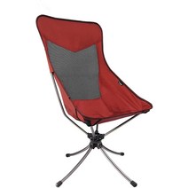 헬리녹스 오리지널 정품 TALON PIVOT CHAIR V2 Long 회전 아웃도어 캠프 체어 쿠션성 경량 컴팩트 (버건디), 01 버건디