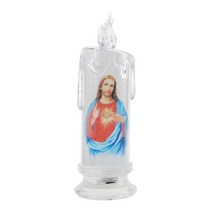 양키캔들 인테리어 캔들예수 처녀 그리스도 양초 램프 낭만적 인 tealight 전자 빛, 5