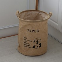 PAPER 페트병분리수거 폐건전지 원룸 휴지통 스티로폼 플라스틱 가정용 재활용바구니 가정용, 단품, 1개