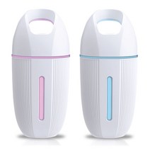 건강-드림_LED USB 가습기 필터교체 가정용 차량용 NAO-D5010H 사무실 예쁜 소형 미니휴대용 휴대용 디자인 책상 개인 무드등_rjsrkdemf, 옵-션★블루