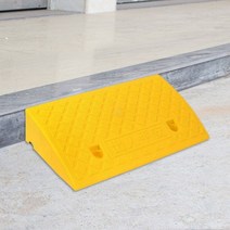 휠체어 노랑 경사 진입판 차량진입 휴대용 50x27x11cm 장애인 로 안전발판블럭 휄체어진입블럭판 상가점