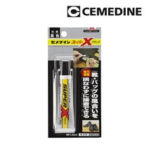 세메다인 슈퍼X 탄성 접착제 흑색 20ml 속경화 아크릴 강력 순간 슈퍼엑스, 1개