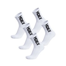 에이치덱스 HDEX 메인로고 삭스 4컬러 5packs Main logo socks 4 color 5packs, 화이트 5pack