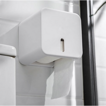 빌레뜨 부착식 두루마리 휴지케이스, 화이트, 4개