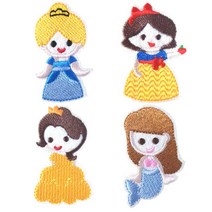 공주 4종 와펜 자수패치 옷리폼