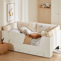 한샘몰pick 비비엔다 샘키즈 데이베드 범퍼가드 3면형, 01.무지 베이지(A)