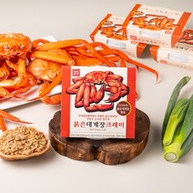 간장게장 양념 순살 게장 꽃게장 새우장 7종구성 골라담기, 붉은대게장 크래미 150g x 1팩