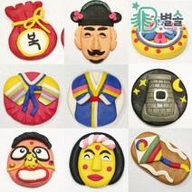 한국 전통 천연 비누 만들기 방과후 수업 활동 꾸러미, 일인용 신라와당 HYG