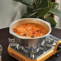 국산 알루미늄 캠핑 일회용 라면냄비 캠핑용 그릇 알미늄 경냄비 직화, 옵션, 판다쿡 직화(일반) 정사각2호 3P
