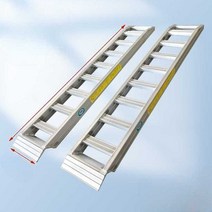 농기계 사다리 5톤 상하차 알루미늄 운반용 트럭 경사로 경운기 발판, 04 2m 3폭 40 6톤 1쌍