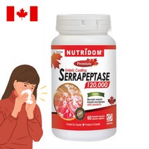 뉴트리돔 세라펩타제 120000SPU 60mg 60캡슐 2개월분 N158, 3팩(10%할인)