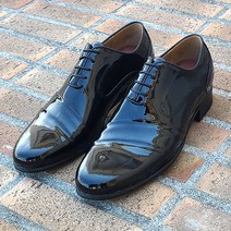 젠틀안트 블랙 에나멜 클링크 남성수제화구두 블랙 CZ1038