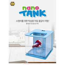 열대어 UP 나노탱크 자동물갈이어항 컬러 5종 구피 베타 소형어, 그린