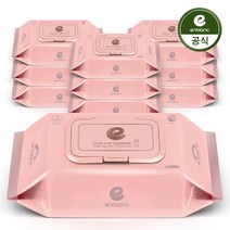 앙블랑 세이프 인디핑크 아기 물티슈 캡형 N-IC10, 72매, 10팩