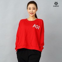 스타캣 홈트 홈요가 필라테스운동복 루즈핏맨투맨 TOPT51P8