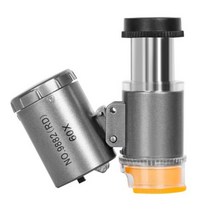 디지털줄자 레이저 거리측정 유니버설 클립 현미경 60X LED 쥬얼리 돋보기 핸드폰, 60X Microscope 04