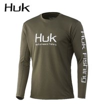 낚시복 HUK 낚시 의류 긴팔 Xs-5xl 속건성 자외선 차단 티셔츠 여름 가을 겨울, 12 11