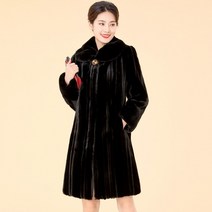 모피코트 밍크 자켓 명품 폭스 퍼 코트 인조 케이프 어머니 밍크 모피 코트 여성 밍크 긴 보라색 중년 플러스 사이즈 밍크 벨벳 모피 코트 겨울