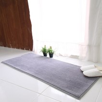 하우토리 Muri 쏙쏙 초극세사 발매트 주방매트, 무지, 그레이