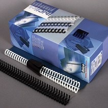 클릭링 8mm (50개입) 이비클릭바인드링 3:1) 34홀 흑색 - 백색 - 청색 | 제본링 - 제본표지 - 제본소모품