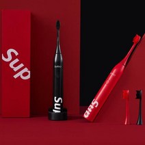 아이요 패션 음파전동칫솔 Sup 커플 세트, 레드+레드