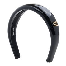 미우미우 페이턴트 레더 헤어밴드 5IH025 069 F0002