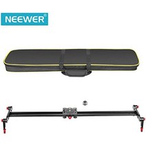 Neewer 31.5인치/80cm 알루미늄 합금 카메라 트랙 슬라이더 비디오 안정기 레일 DSLR 카메라용 베어링 4개 DV 비디오 캠코더 필름 사진 최대 17.5파운드/8kg의 적재 용량-37382, 120cm