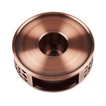 티메이커 티워머 가정용 다기 받침 따듯한 차 워머 스테인레스 스틸 소재 프레임 내열 귀여운 선물 둥근 주전자 스탠드 T21C, [01] Bronze