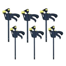 새들스티칭 가죽공예포니 다각도 손바느질 642 pcs 노란색 목공 4인치 플라스틱 클립, 2pcs 클램프