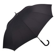 Waterfront 긴 우산 우산 LESS IS MORE LIM 슬라이드 리브 블랙 70㎝ 내풍 직경 약 122cm 맨즈 U170-0712BK1-BE