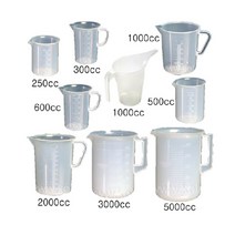 고려 플라스틱 비커 250ml 300ml 500ml 600ml 1L 2L 3L 5L 주방 계량컵