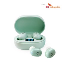 액센 SK120 조약돌 TWS 무선 블루투스 이어폰 민트