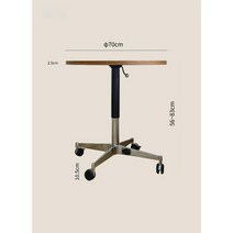 허먼 밀러 임스테이블 이동식 라운드 다이닝 원형 커피 디자인 인테리어 카페 식탁 화이트 테이블, 티크 엣지 라운드 테이블