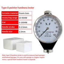연안 경도 시험기 경도계 고무 타이어 미터 O D A-타입 0-100 HA 플라스틱, 02 O-type for foam, 02 O-type for foam